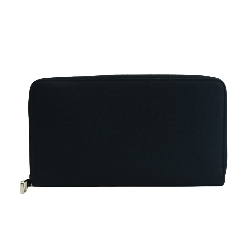Louis Vuitton Navy Leather Zippy organizer wallet accessories