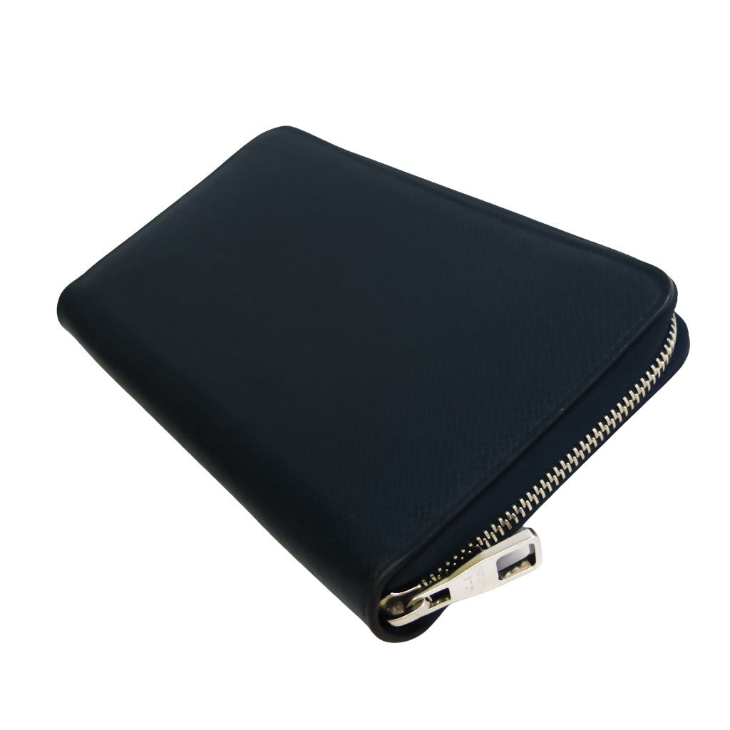 Louis Vuitton Navy Leather Zippy organizer wallet accessories