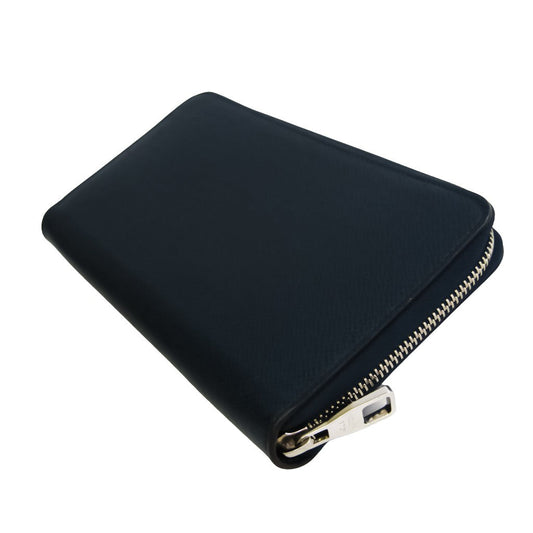 Louis Vuitton Navy Leather Zippy organizer wallet accessories