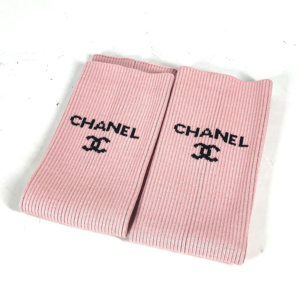 CHANEL Other fashion goods AA9804 Rayon, cotton/tencel/polyester pink 24C Gaiters Leg Warmers