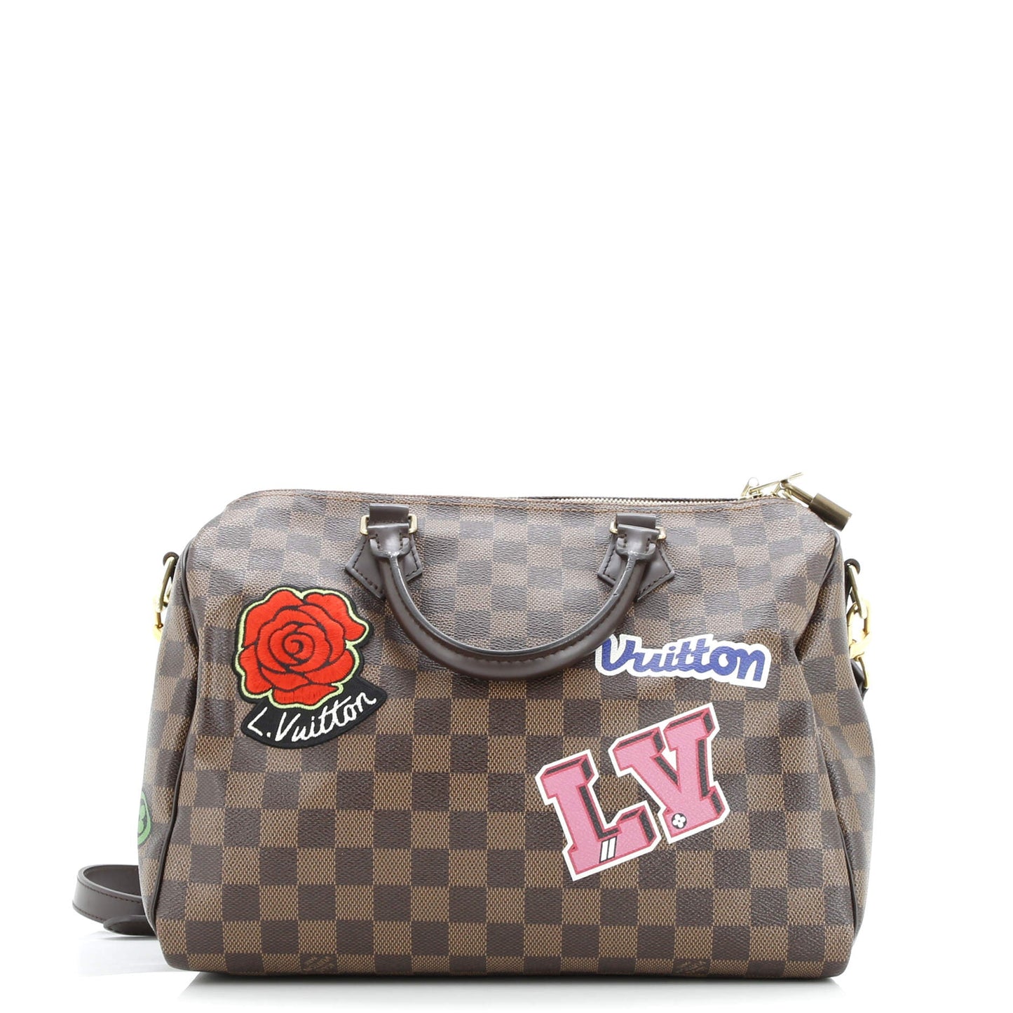 Speedy Bandouliere Bag Limited Edition Patches Damier 30