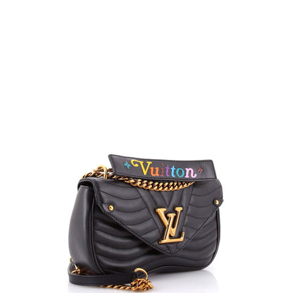 New Wave Chain Bag Quilted Leather MM