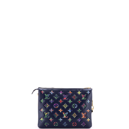 Coussin Bag Monogram Flower Embossed Lambskin PM