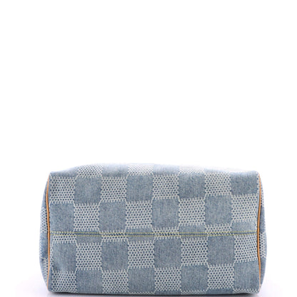 Speedy Bandouliere Bag Damier 3D Denim 40