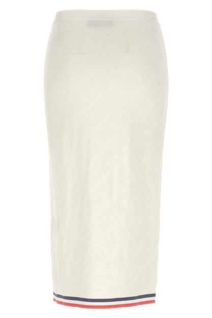 Fendi Women All Over Logo Midi Skirt