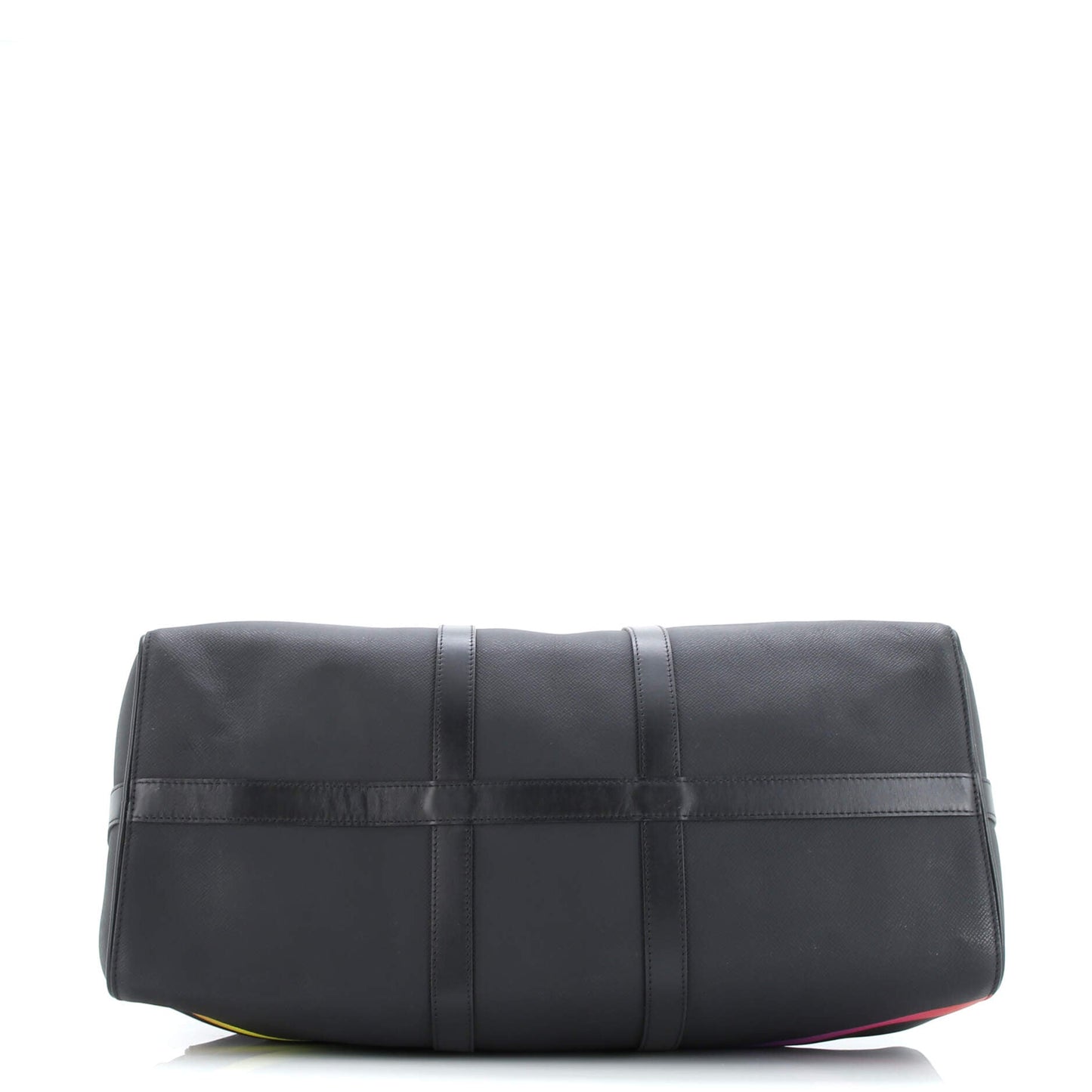 Keepall Bandouliere Bag Rainbow Taiga Leather 50