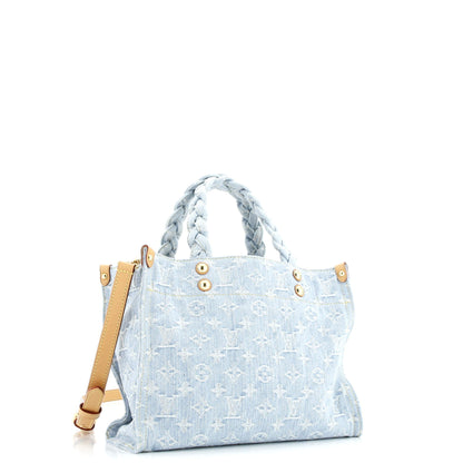Let Go Tote Monogram Denim PM