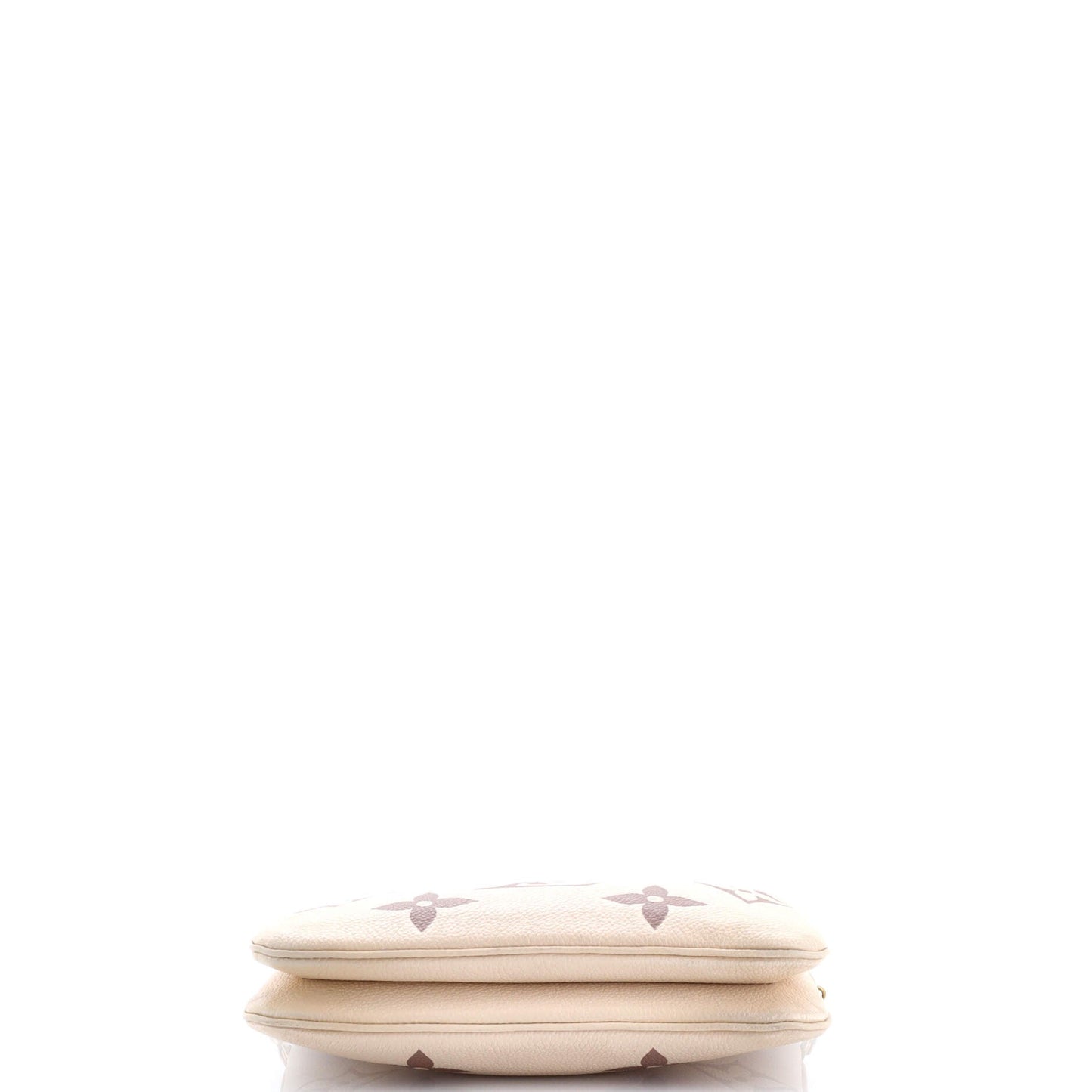 Double Zip Pochette Bicolor Monogram Empreinte Giant
