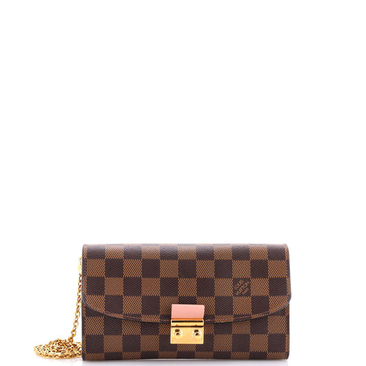 Croisette Chain Wallet Damier
