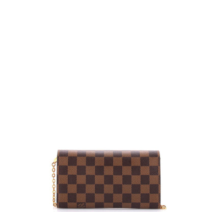 Croisette Chain Wallet Damier