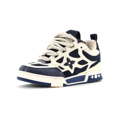 Men's LV Skate Sneakers Technical Mesh with Leather and Suede