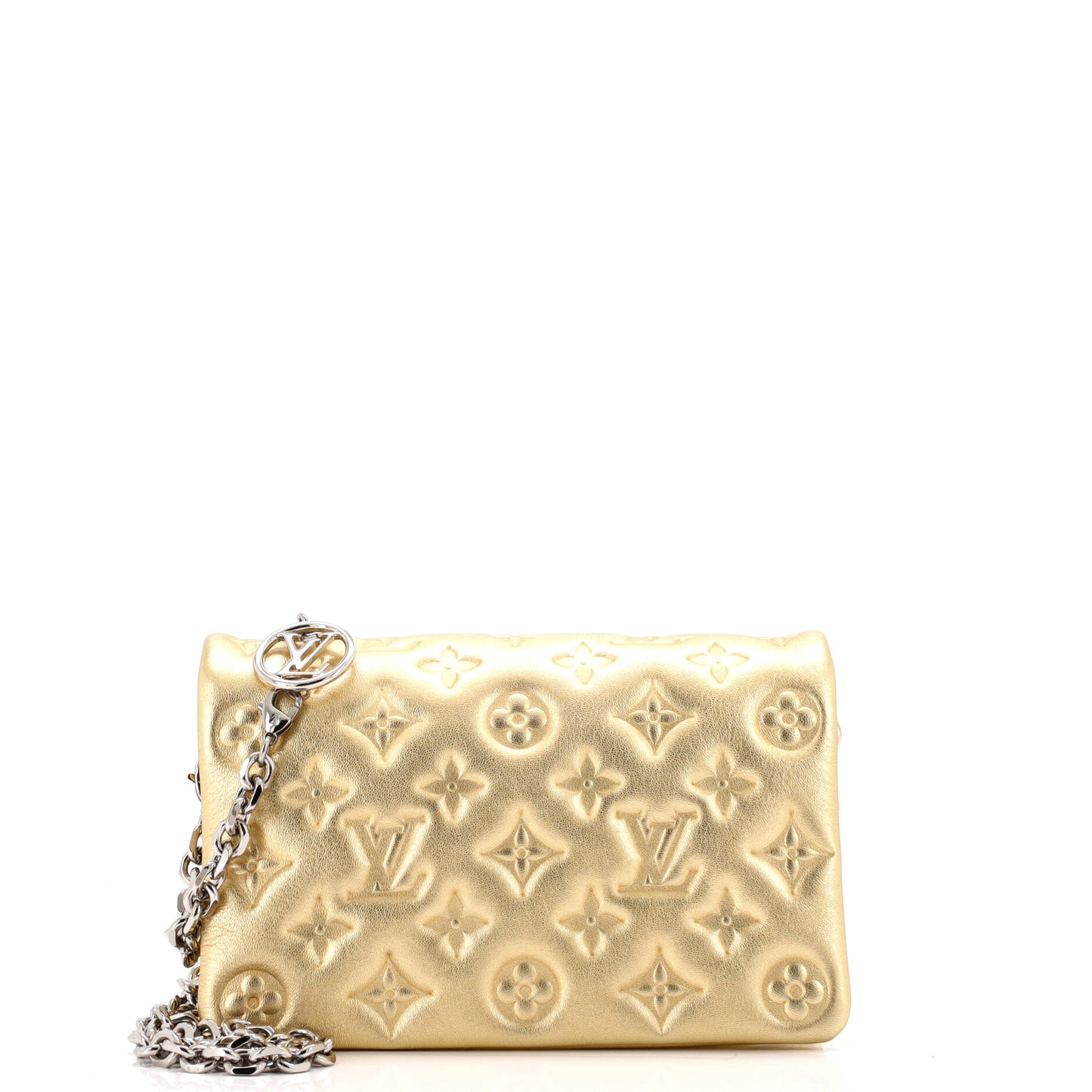 Coussin Pochette Monogram Embossed Lambskin
