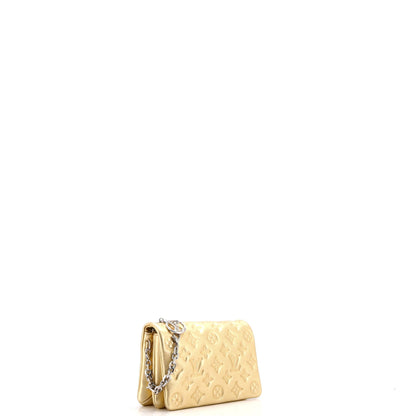 Coussin Pochette Monogram Embossed Lambskin