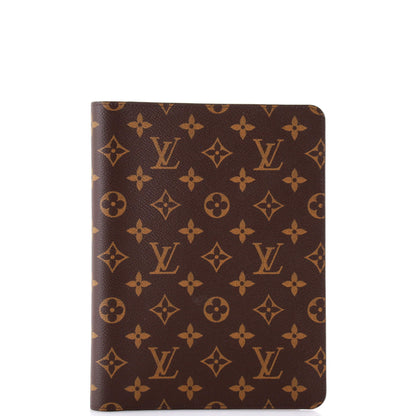 Desk Agenda Cover Monogram Canvas