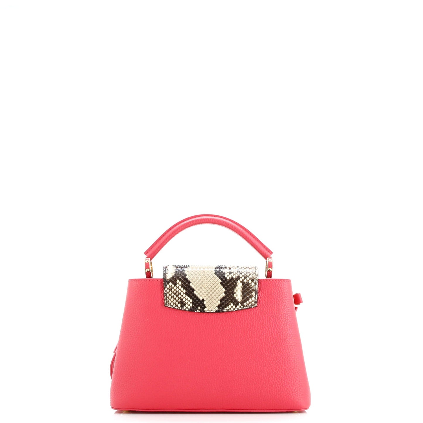 Capucines Bag Leather with Snakeskin BB