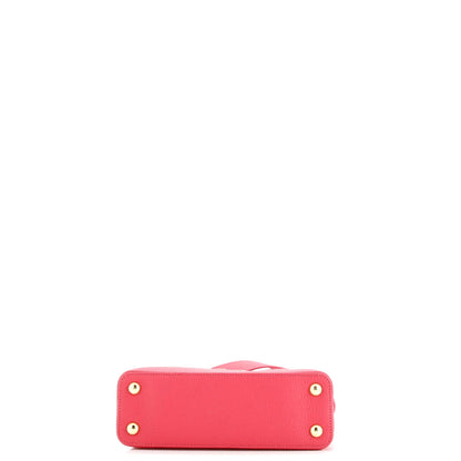 Capucines Bag Leather with Snakeskin BB