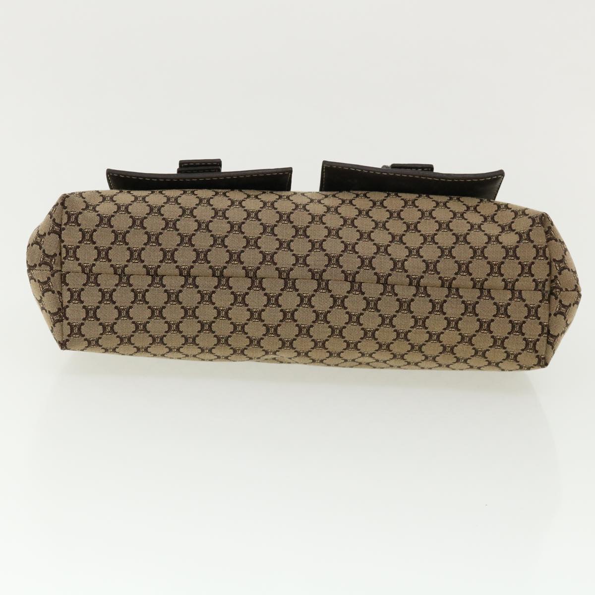 Celine Paris Macadam Canvas Hand Bag Beige  35578