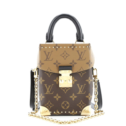 Camera Box NM Handbag Studded Reverse Monogram Canvas