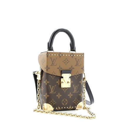 Camera Box NM Handbag Studded Reverse Monogram Canvas