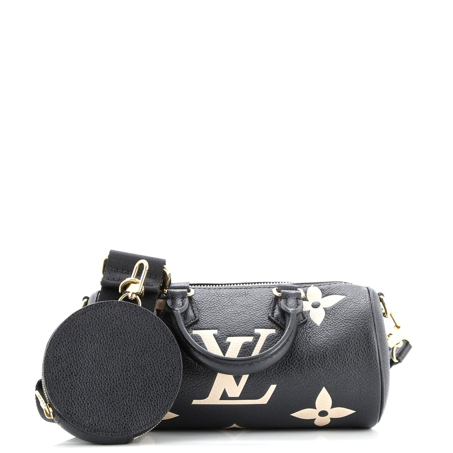 Papillon Handbag Bicolor Monogram Empreinte Giant BB
