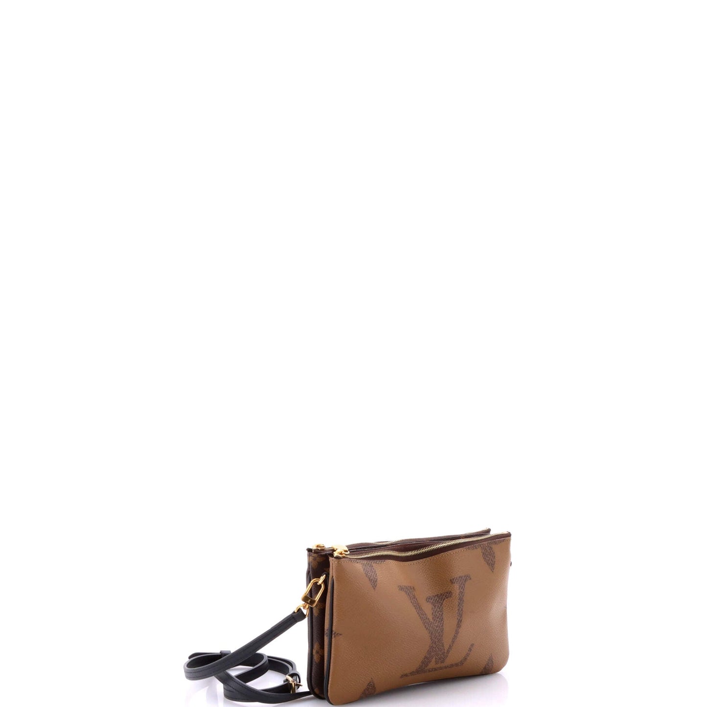 Double Zip Pochette Reverse Monogram Giant