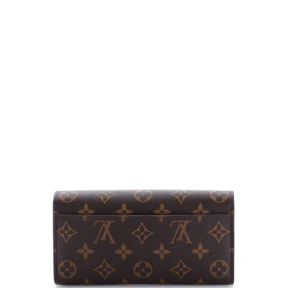 Sarah Wallet NM Monogram Canvas