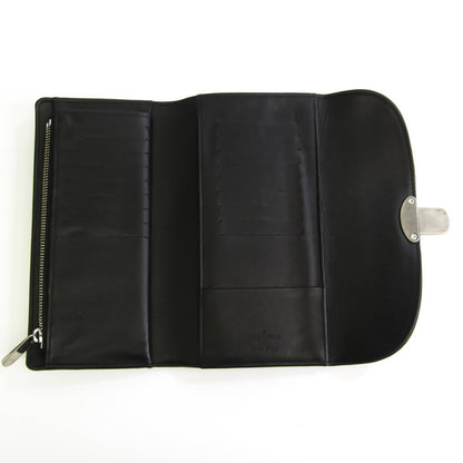 Louis Vuitton Black Leather Portefeuille Amelia wallet accessories