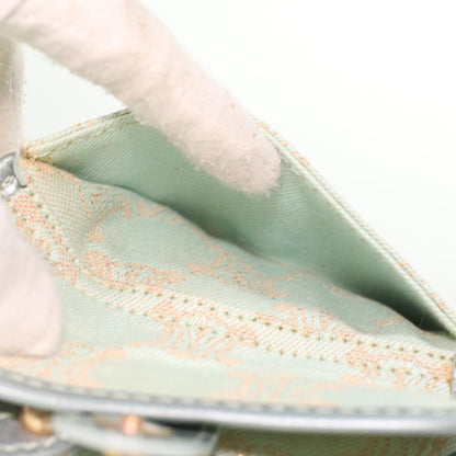 Celine Paris Macadam Canvas Shoulder Bag Light Blue  35668