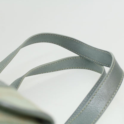 Celine Paris Macadam Canvas Shoulder Bag Light Blue  35668
