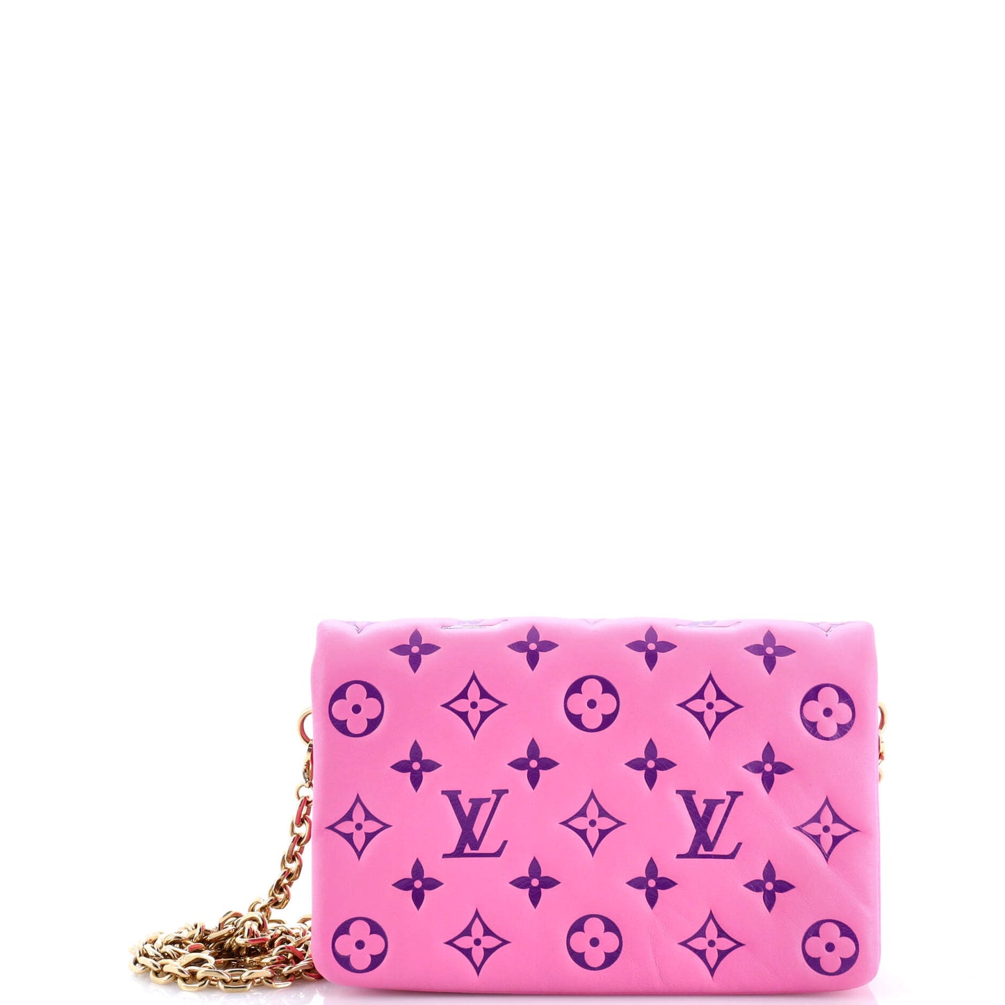 Coussin Pochette Monogram Embossed Lambskin