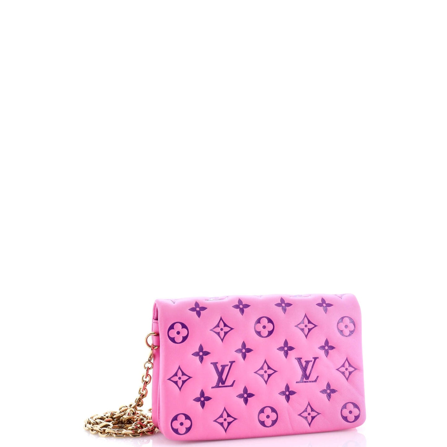 Coussin Pochette Monogram Embossed Lambskin