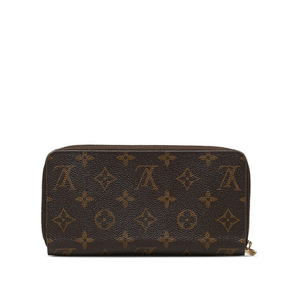 Louis Vuitton Monogram Jeep Wallet Round  Long Wallet M41895 Brown Fushai PVC Leather Ladies Louis Vuitton