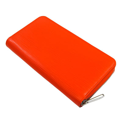 Louis Vuitton Orange Leather Zippy wallet wallet accessories