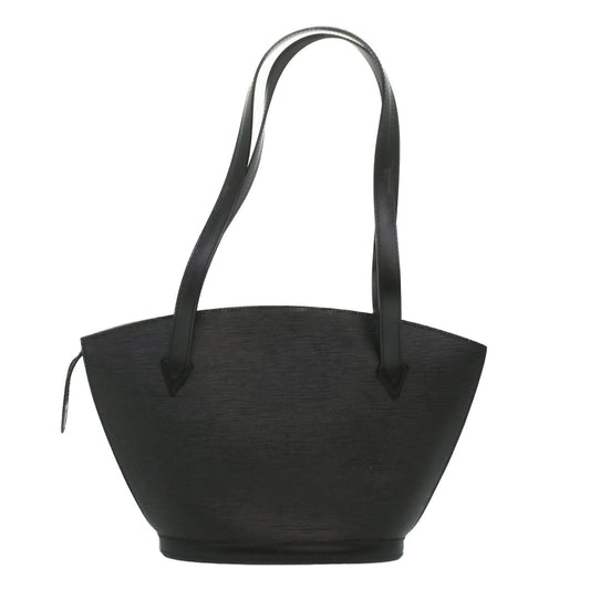 LOUIS VUITTON Epi Saint Jacques Poignees Shoulder Bag Black M52332 LV Auth 36014