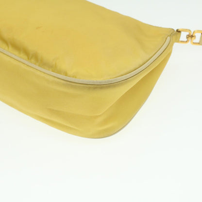 Prada Accessory Pouch Nylon Yellow  36220