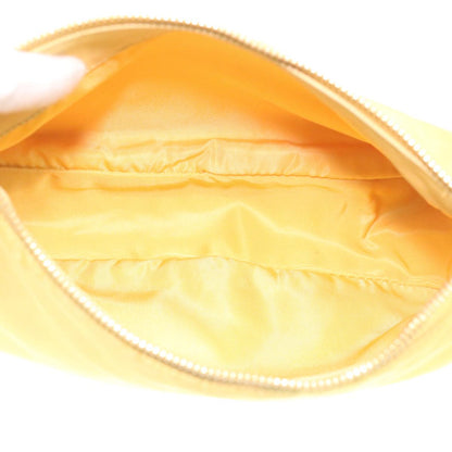 Prada Accessory Pouch Nylon Yellow  36220