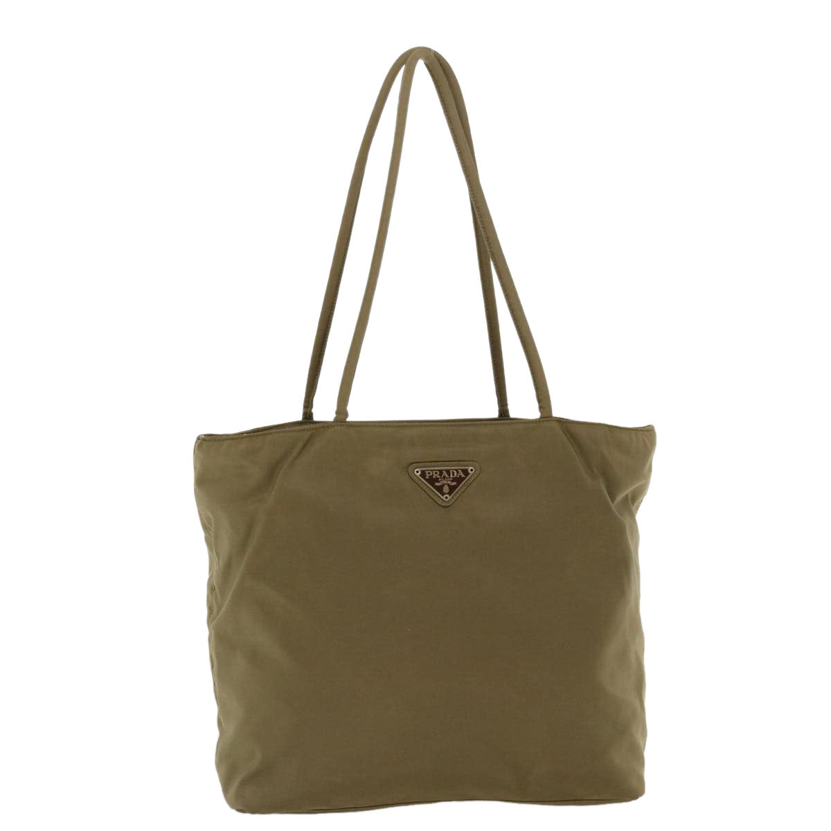 PRADA Tote Bag Nylon Brown Auth 36332