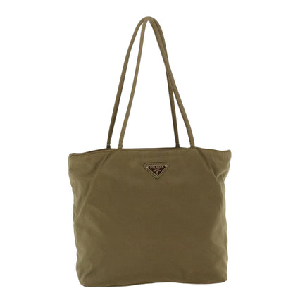 PRADA Tote Bag Nylon Brown Auth 36332