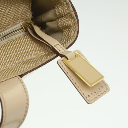Celine Shoulder Bag Enamel nylon Beige  36352
