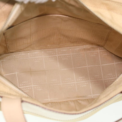 Celine Shoulder Bag Enamel nylon Beige  36352