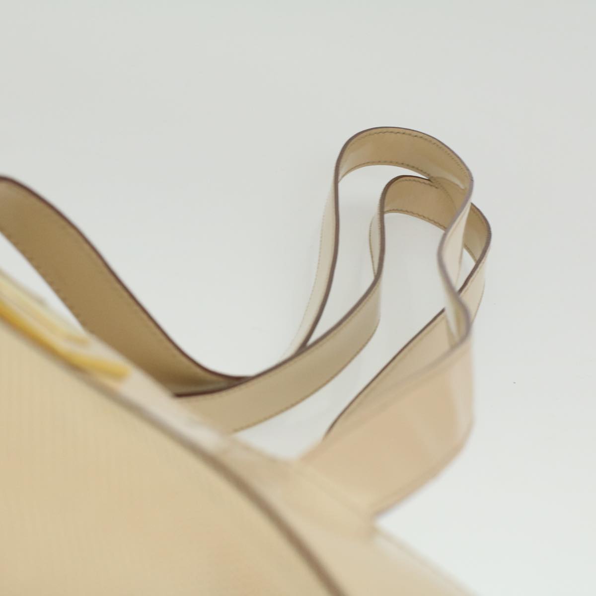 Celine Shoulder Bag Enamel nylon Beige  36352