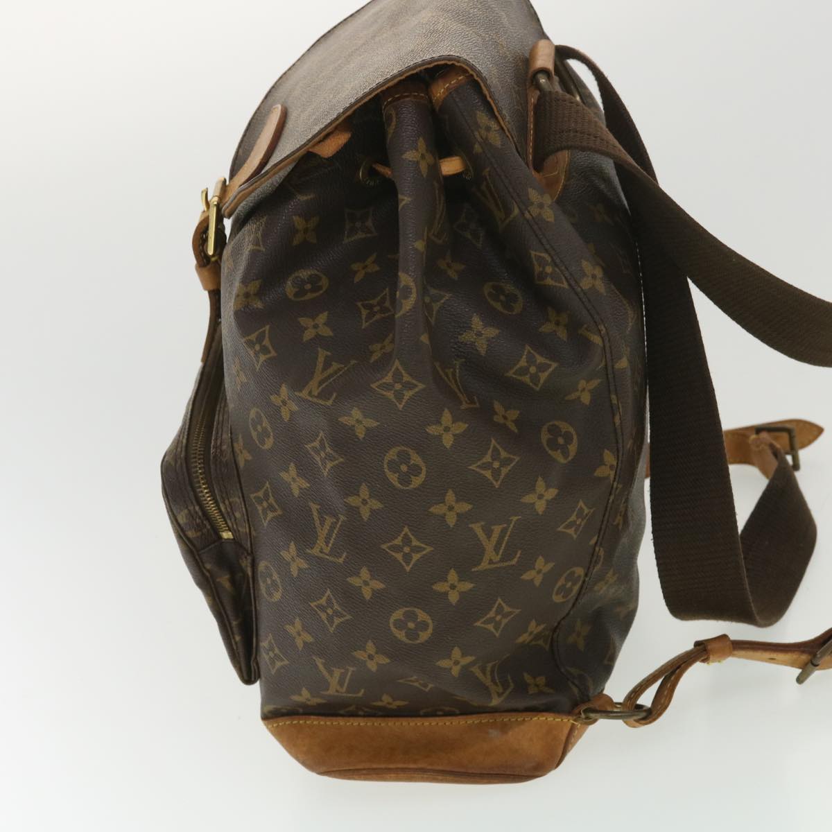 LOUIS VUITTON Monogram Montsouris GM Backpack M51135 LV Auth 36359
