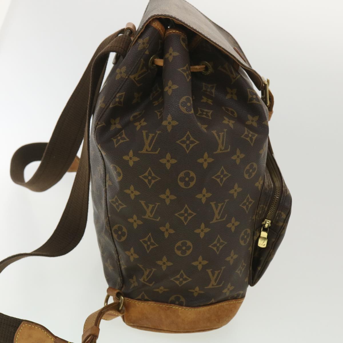 LOUIS VUITTON Monogram Montsouris GM Backpack M51135 LV Auth 36359