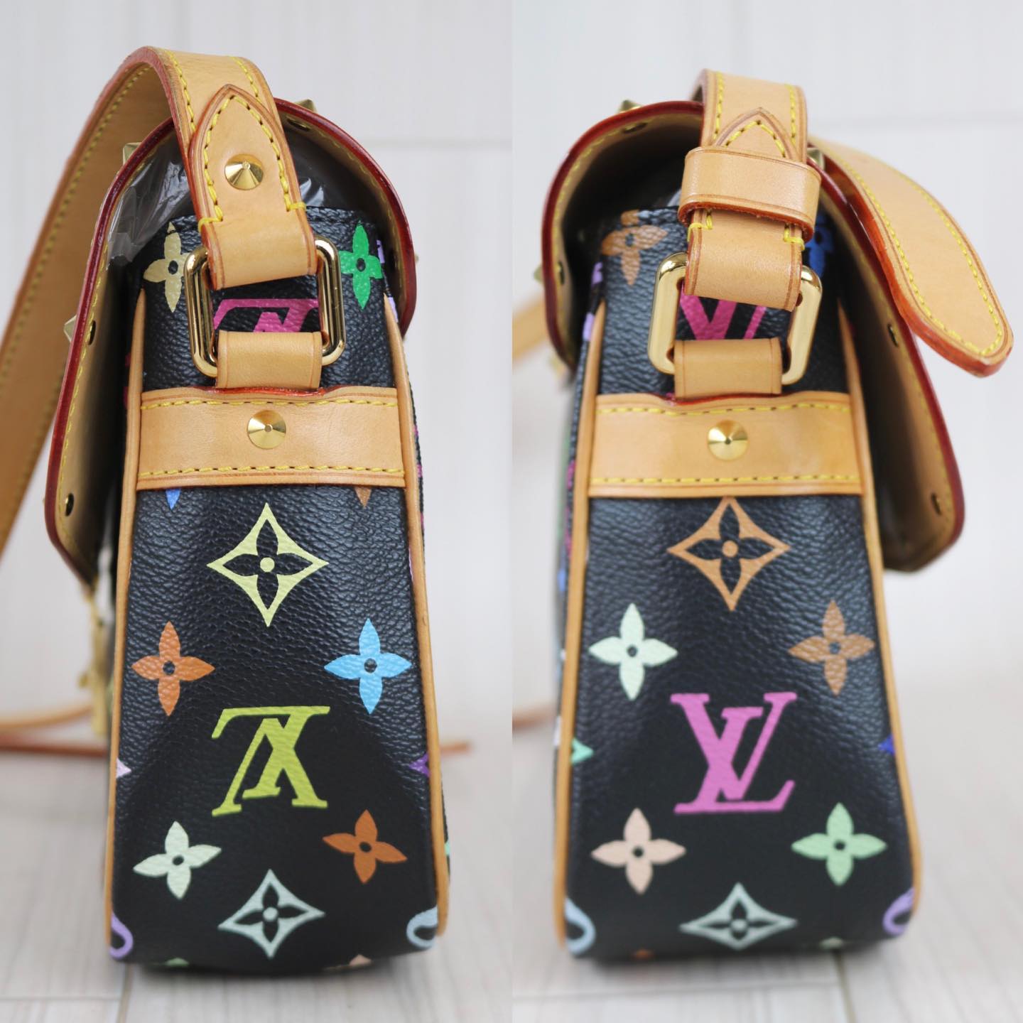 Rank A ｜    LV Monogram Multicolor Sologne Shoulder Bag   ｜122311