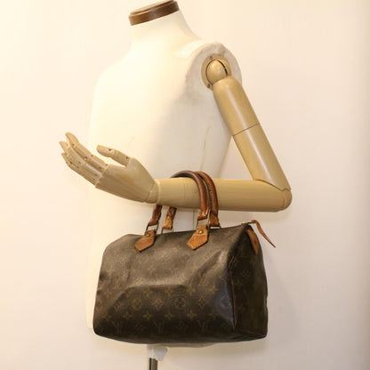 LOUIS VUITTON Monogram Speedy 25 Hand Bag M41528 LV 36389