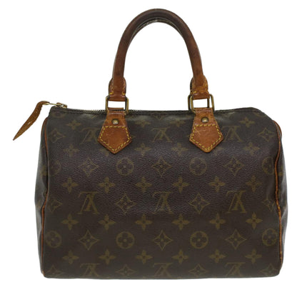 LOUIS VUITTON Monogram Speedy 25 Hand Bag M41528 LV 36389
