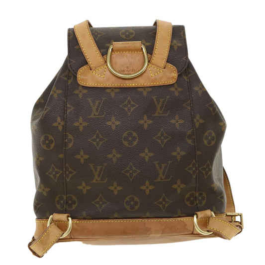 LOUIS VUITTON Monogram Montsouris MM Backpack M51136 LV Auth 36402