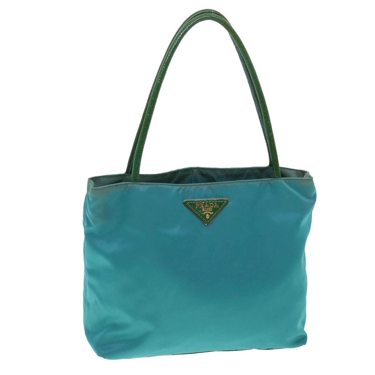 Prada Shoulder Bag Nylon Light Blue  36530