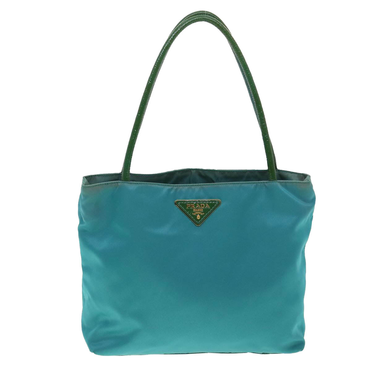 Prada Shoulder Bag Nylon Light Blue  36530