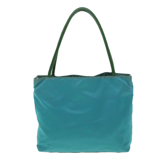 Prada Shoulder Bag Nylon Light Blue  36530